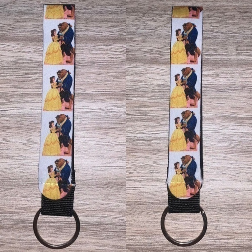BATB Beauty and the beast Belle wristlet/ lanyard new